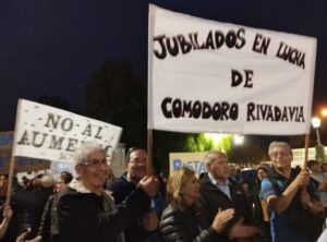 aumentos, Energía, gas, Jubilados en Lucha, Saneamiento, SCPL, tarifas
