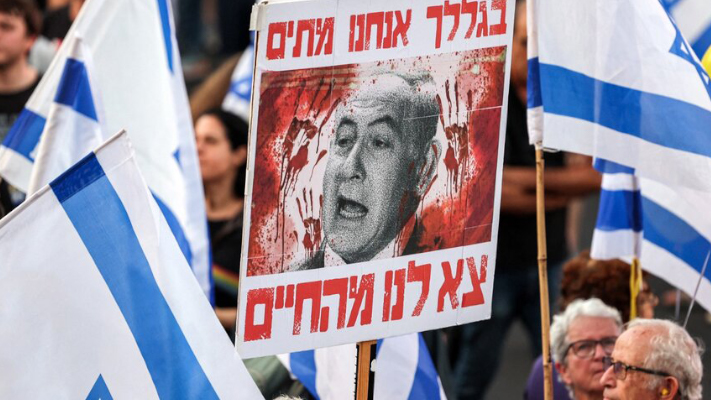 Israel: protestas masivas contra Netanyahu y en reclamo por la liberación de rehenes