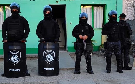 allanamientos, armas y municiones, Policía de Chubut
