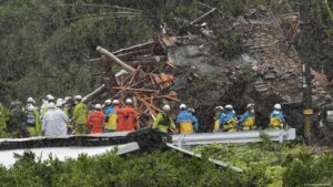 Japón, Shanshan, tifón