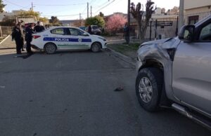 accidente, Chubut, comodoro, Marcelo Cretton, motociclista, policía