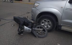 accidente, choque, Motocicleta, Pueyrredón