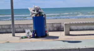 Andrés Olivarez, basura, contaminación, Playas