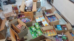 6 millones, ilegal, pirotecnia, secuestro