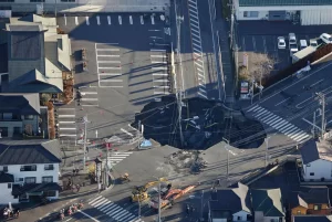 hundimiento, Japón, Yashio