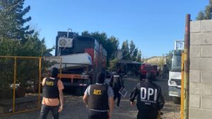 Comodoro Rivadavia, Las Heras, metales y armas, red de tráfico