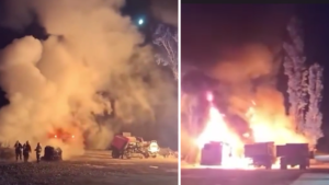 Amancay, atentado, incendio intencional, Trevelin