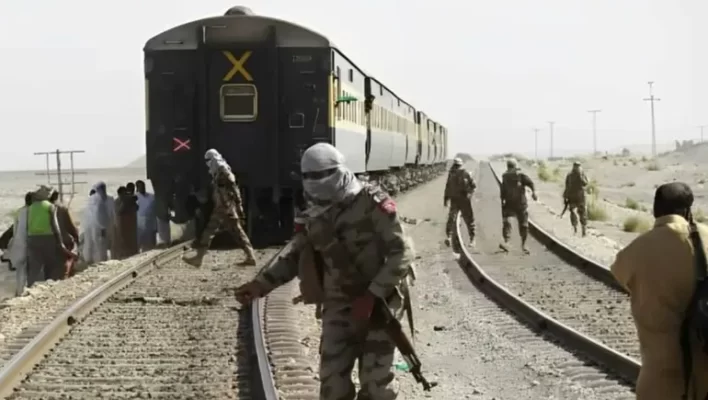 Pakistán, secuestro, tren