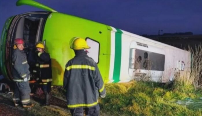 Caleta Olivia., colectivo, despiste