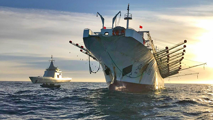 Chubut, pesca ilegal