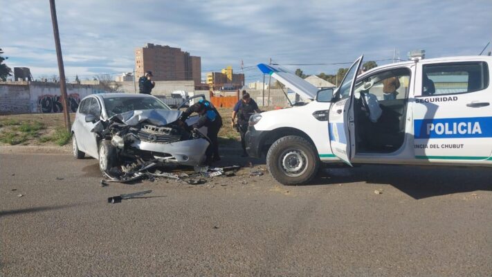 choque, Madryn, policía