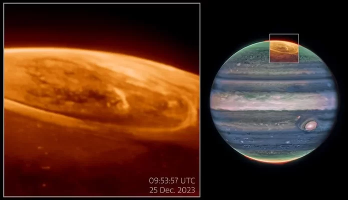 auroras, Júpiter, NASA