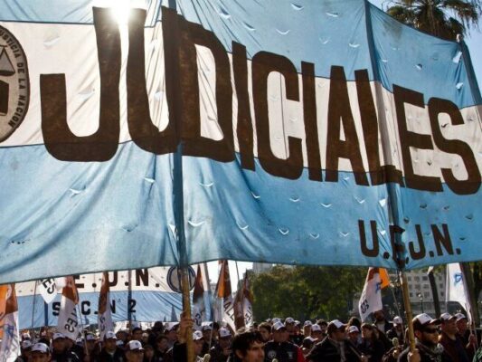 Judiciales, paro, UEJN