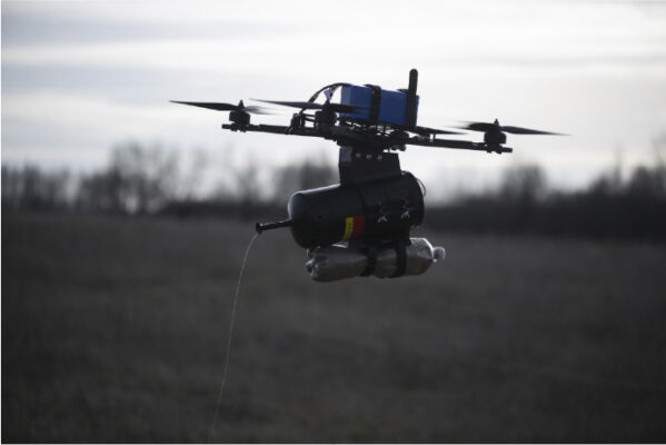 Drones, fibra óptica, Ucrania