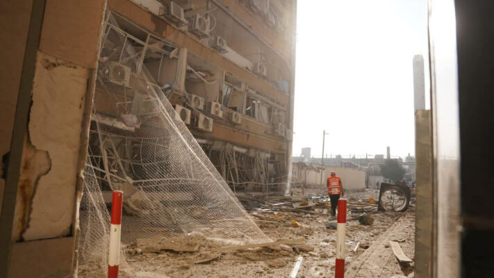 hospital, Irán, Israel, Misil