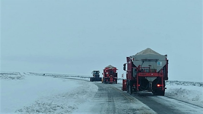 Chubut, frio, nevadas