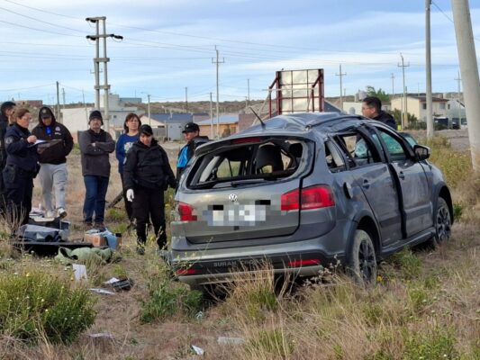 Km. 8, Tragedia, vuelco