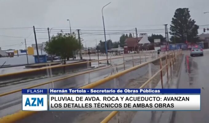 acueducto, avda. Roca, pluvial