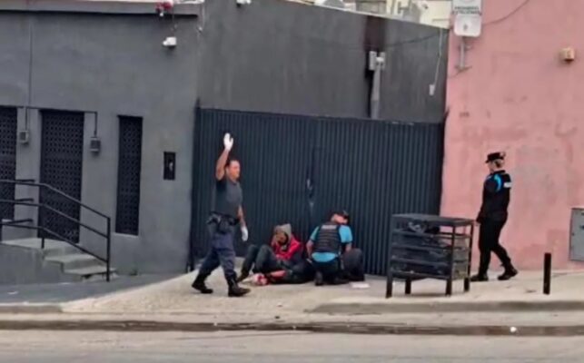 Baleado, Centro, Grave, violento episodio