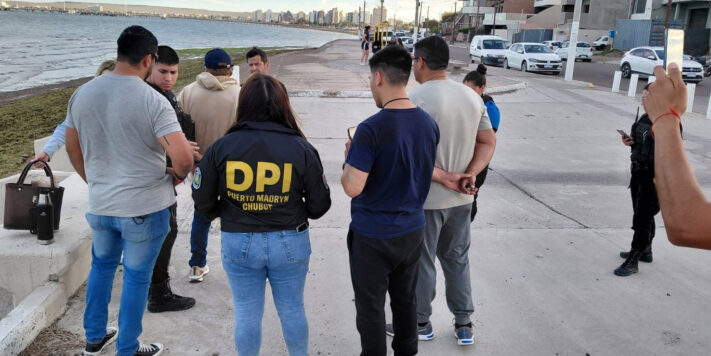en Puerto Madryn. Según el parte policial, narco, policía