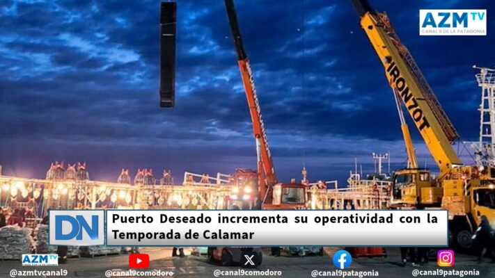 calamar, Puerto Deseado