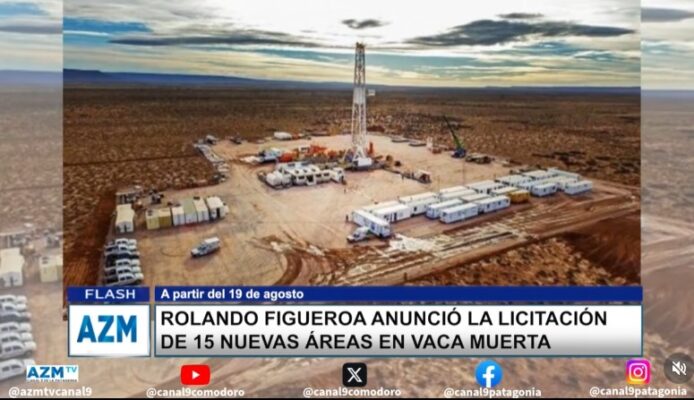 Rolando Figueroa anunció la licitación de 15 nuevas áreas en Vaca Muerta