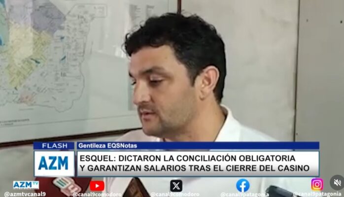Esquel: dictaron la conciliación obligatoria y garantizan salarios tras el cierre del casino