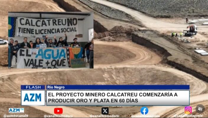 Río Negro: el proyecto minero Calcatreu comenzaría a producir oro y plata