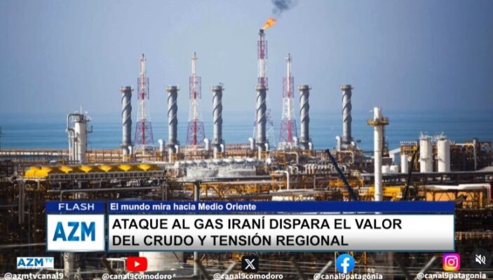 Ataque al gas Iraní dispara el valor del crudo y tensión regional