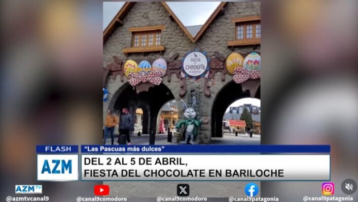 Del 2 al 5 de abril, fiesta del chocolate en Bariloche