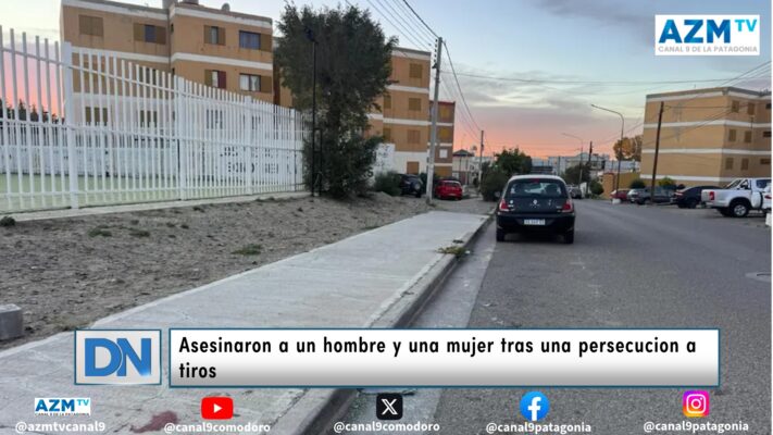 Asesinaron a un hombre y una mujer tras una persecucion a tiros