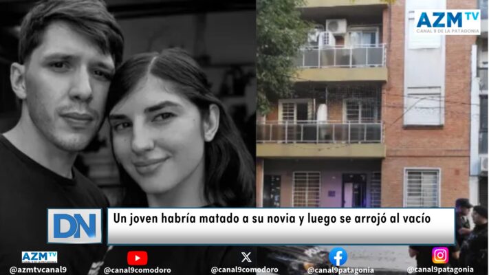 Un joven habría matado a su novia y luego se arrojó al vacío
