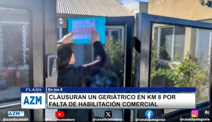 Clausuran un geriátrico en km 8 por falta de habilitación comercial