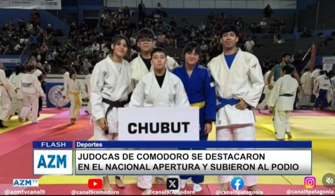 Judocas de Comodoro se destacaron en el nacional apertura y subieron al podio