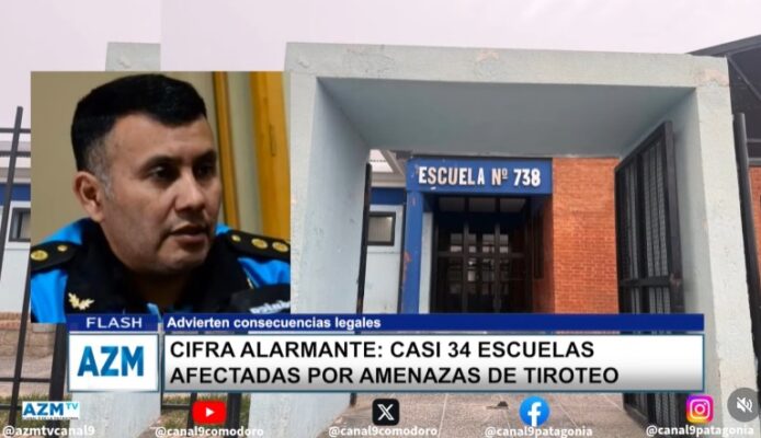Cifra alarmante: casi 34 escuelas afectadas por amenazas de tiroteo
