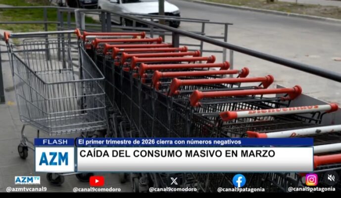 Caída del consumo masivo en marzo