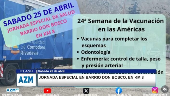 Jornada especial en barrio Don Bosco, en km 8