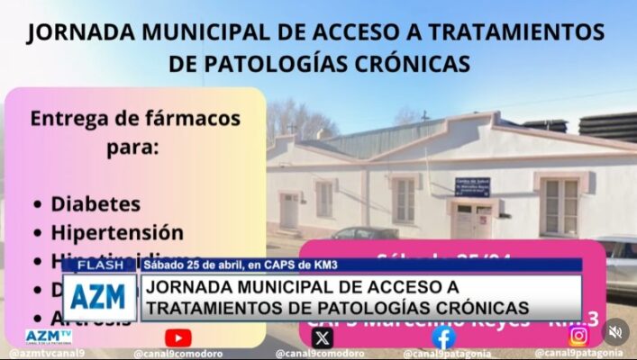 Jornada Municipal de acceso a tratamientos de patologías crónicas