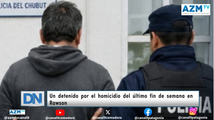 Un detenido por el homicidio del último fin de semana en Rawson