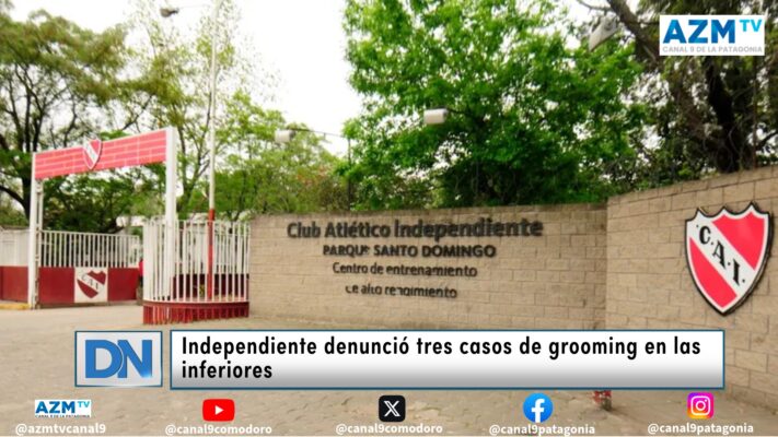 Independiente denunció tres casos de grooming en las inferiores