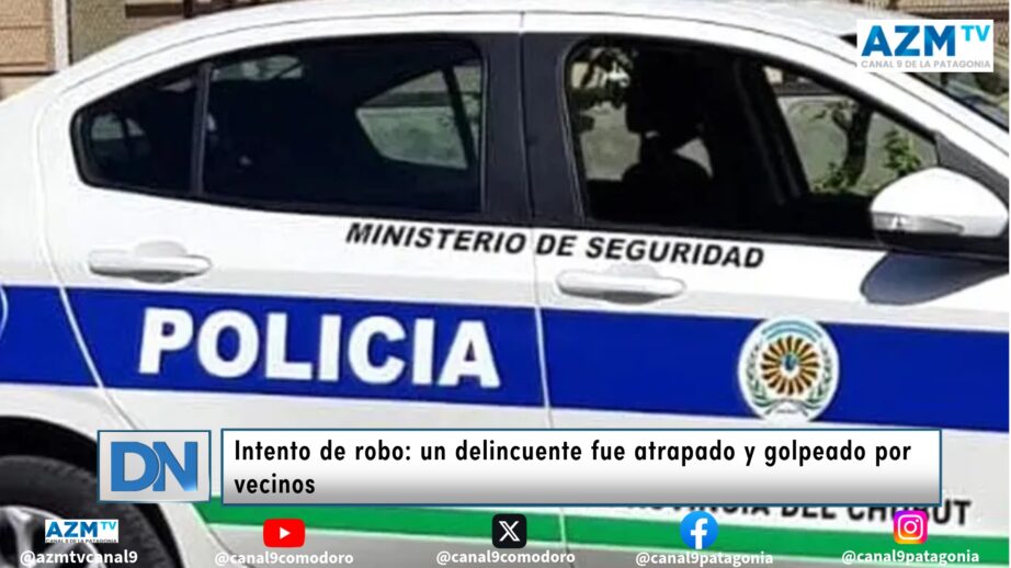 Intento de robo: un delincuente fue atrapado y golpeado por vecinos