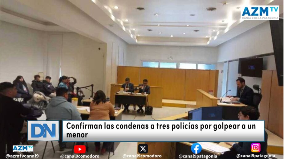 Confirman las condenas a tres policías por golpear a un menor