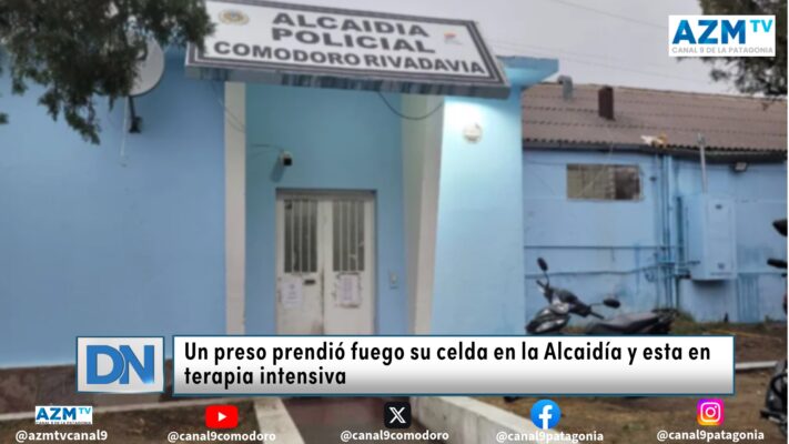 Un preso prendió fuego su celda en la Alcaidía y esta en terapia intensiva