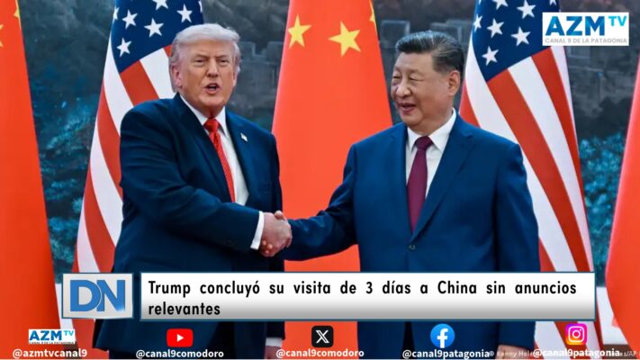 Trump concluyó su visita de 3 días a China sin anuncios relevantes