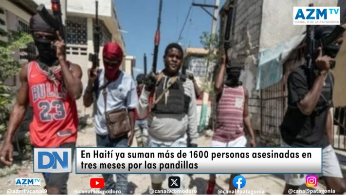 En Haití ya suman más de 1600 personas asesinadas en tres meses por las pandillas