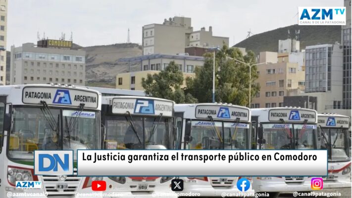 La Justicia garantiza el transporte público en Comodoro
