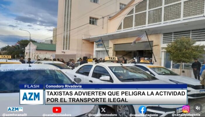 Taxistas advierten que peligra la actividad por el transporte ilegal