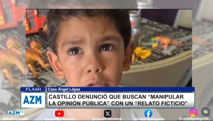 Castillo denunció que buscan “manipular la opinión pública” con un “relato ficticio”