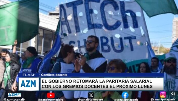 El gobierno retomará la paritaria salarial con los gremios docentes el próximo lunes