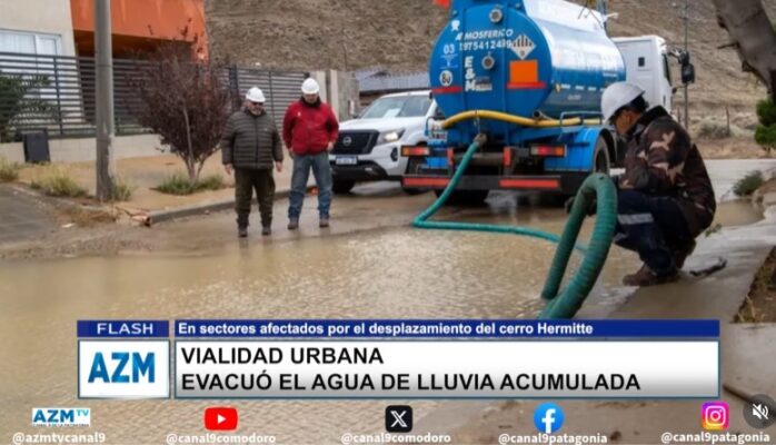 Vialidad urbana evacuó el agua de lluvia acumulada